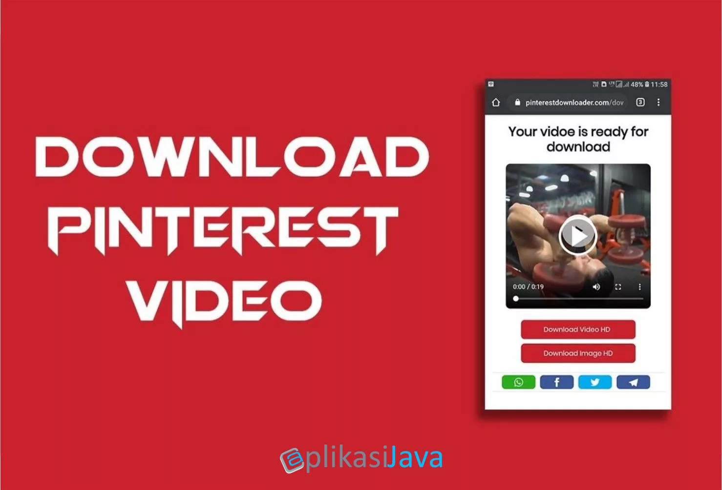 Скачивать видео с пинтереста. Pinterestdownloader.com.