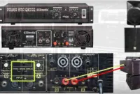 Cara Menggabungkan 2 Power Ampli Jadi 1