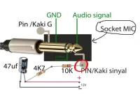 rangkaian mic condenser